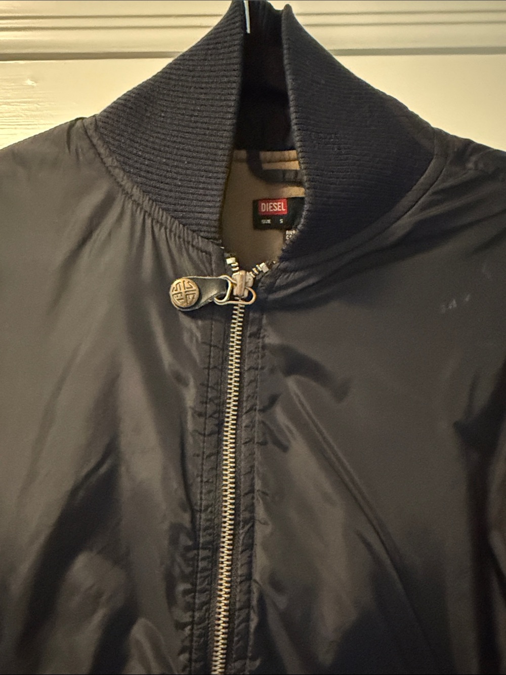 Vintage Diesel Black Nylon Bomber Jacket - Picture 4 of 10